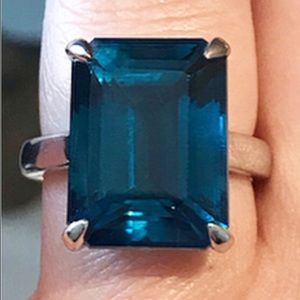 London Blue Topaz Ring